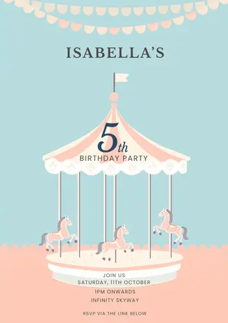 Carousel invitation