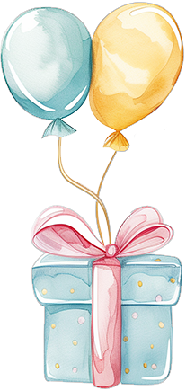 Spotted Gift Balloon