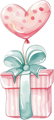 Stripe Gift Balloon